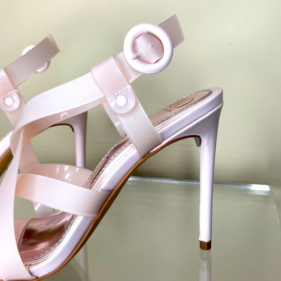 NWT Jennifer Lopez seashell pink color heels, size 7, super pretty! - Picture 3 of 11